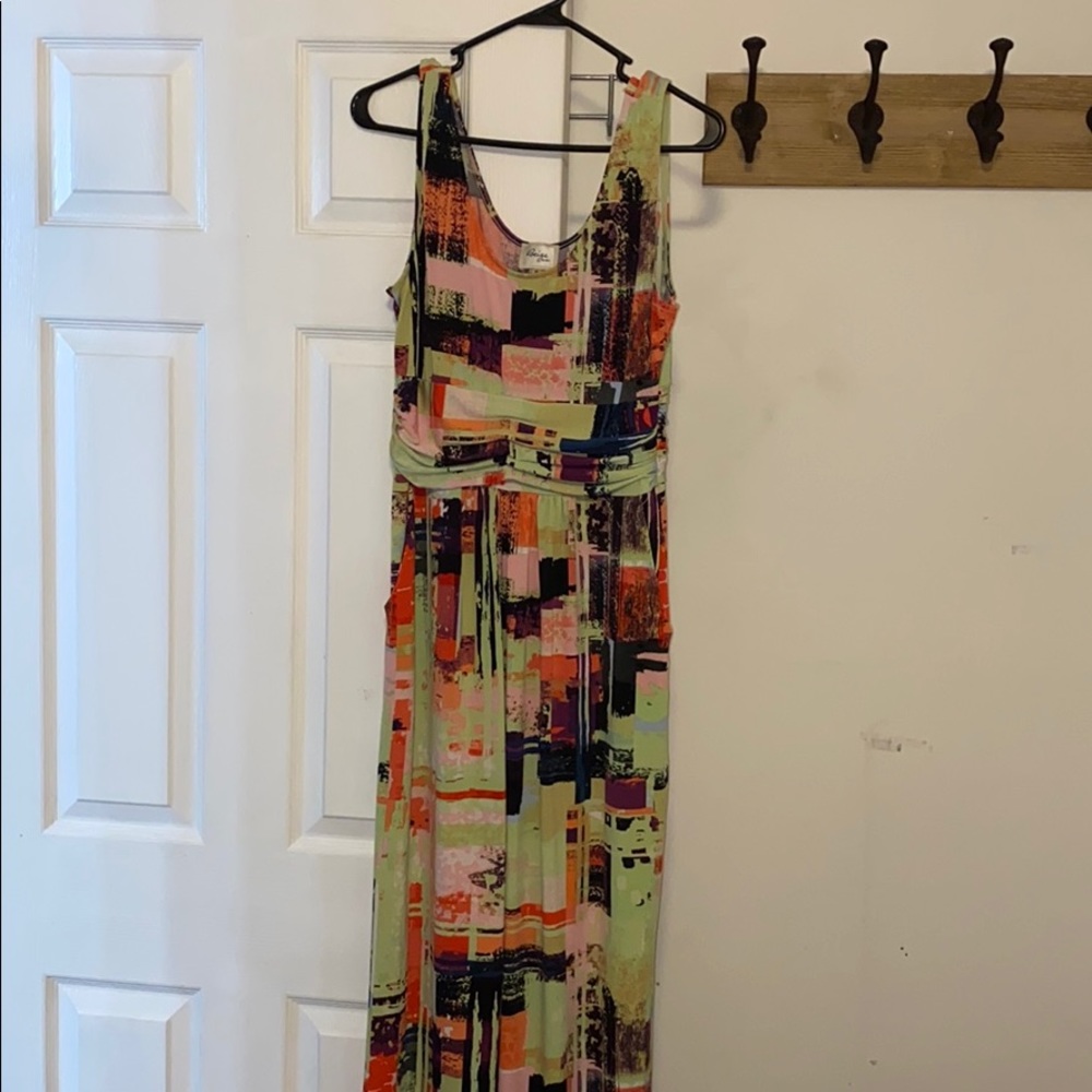 Multi colored maxi dress